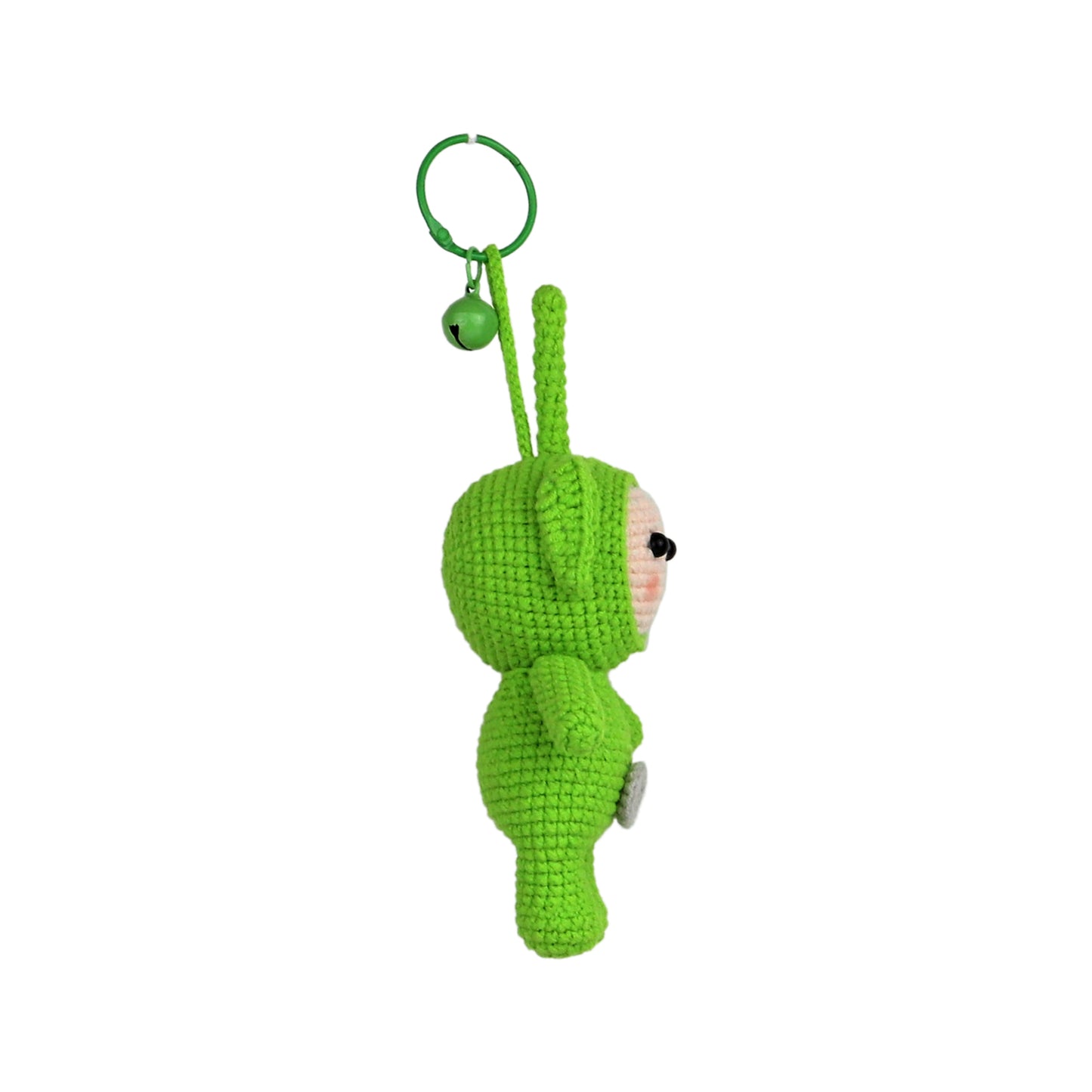 Handmade Crochet Keychain Plush - Cute Backpack Accessory, Ballet Stuffed Animal for girls and Women