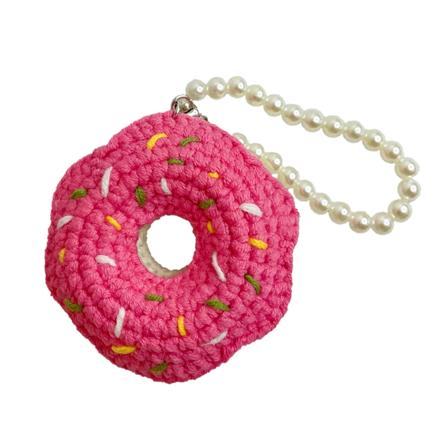 Handmade Crochet Keychain Plush - Cute Backpack Accessory, Ballet Stuffed Animal for girls and Women