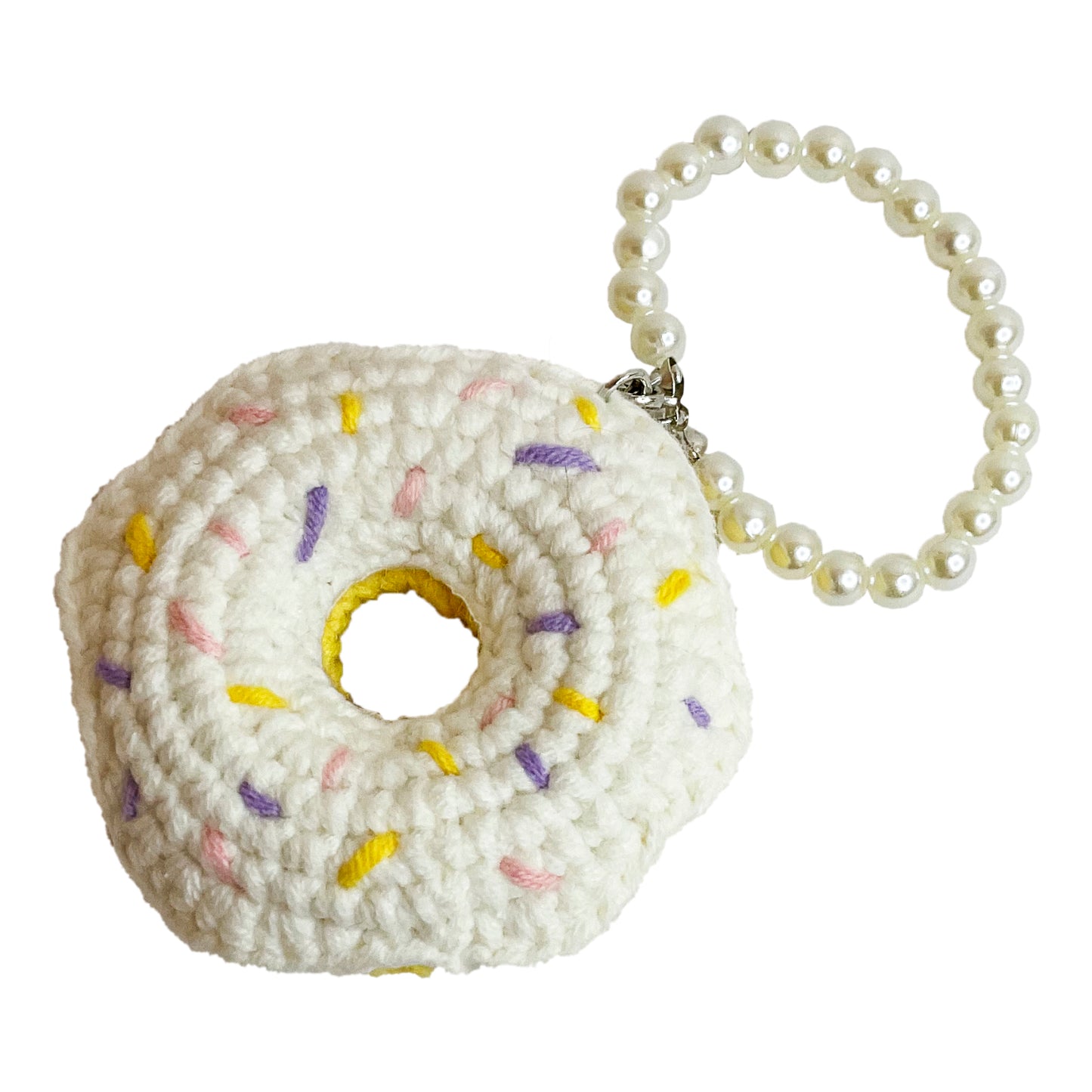 Handmade Crochet Keychain Plush - Cute Backpack Accessory, Ballet Stuffed Animal for girls and Women