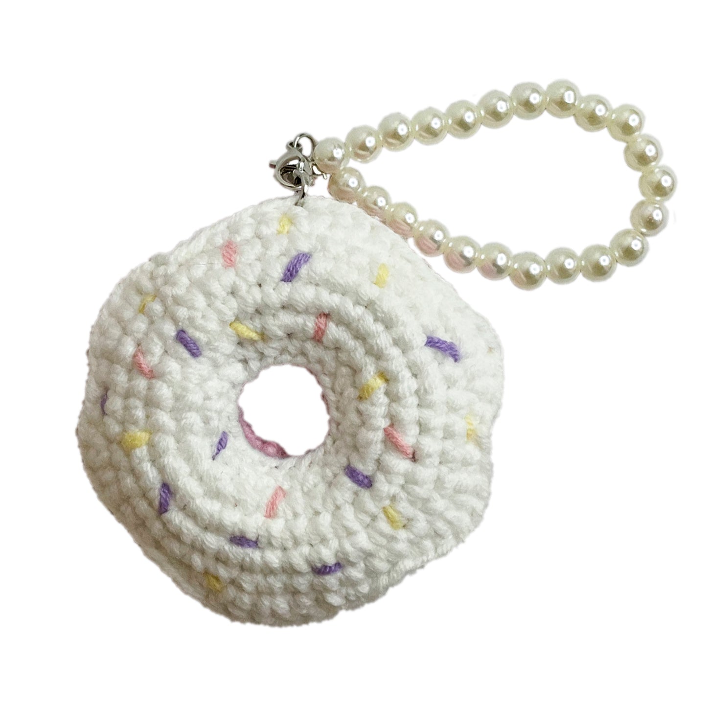 Handmade Crochet Keychain Plush - Cute Backpack Accessory, Ballet Stuffed Animal for girls and Women