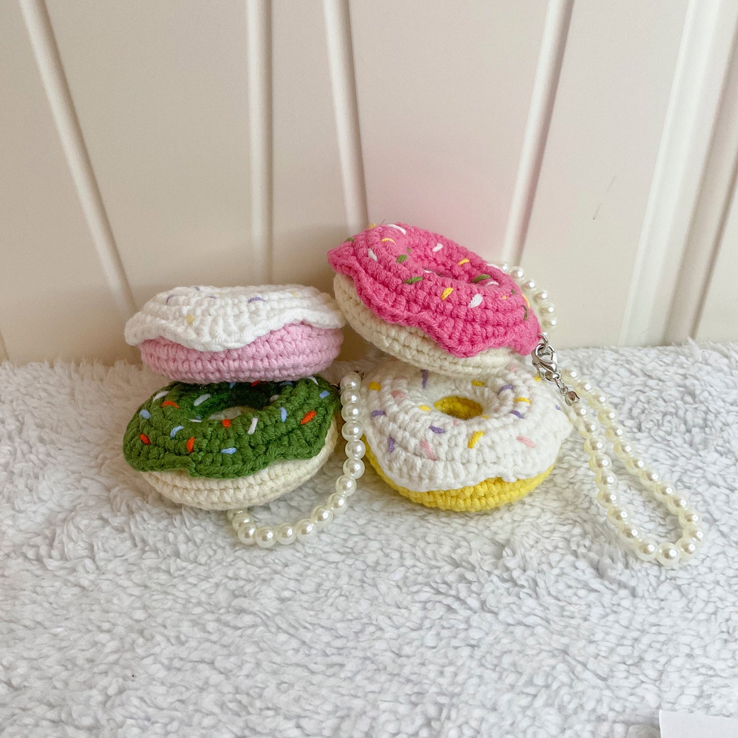 Handmade Crochet Keychain Plush - Cute Backpack Accessory, Ballet Stuffed Animal for girls and Women